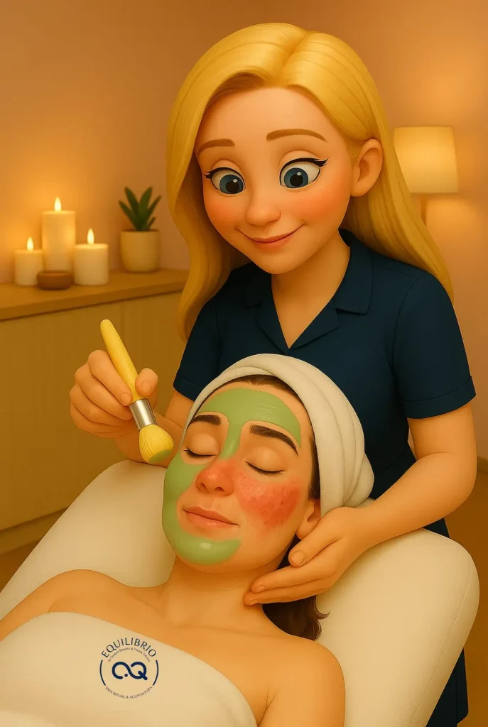 ¿Qué implica el programa Stop Manchas? Evaluación personalizada de tus manchas (tipo, extensión, profundidad). Tratamientos despigmentantes progresivos, con reconciliación entre eficacia y respeto cutáneo. Protocolos de mantenimiento para fortalecer tu piel en invierno, primavera, verano u otoño. Enfoque global: no solo reducir manchas, sino reforzar la luminosidad interna, mejorar textura y recuperar el equilibrio natural. 💡 Beneficios que notarás Tono de piel más uniforme y homogéneo. Reducción visible de manchas e hiperpigmentaciones. Brillo renovado, piel revitalizada con textura más suave. Mayor confianza al verte al espejo y sentir tu piel vibrante.