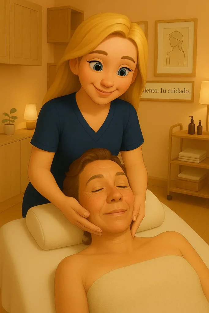 🌟 Skin Ritual Facial y Corporal – Viaje al Mundo de los Sueños. Regálate un tratamiento facial único, un momento de belleza consciente ✨ En EQUILIBRIO by Susana Basurto, te ofrecemos un ritual único de 120 minutos para reconectar contigo, rejuvenecer tu piel y equilibrar cuerpo y mente. No es un tratamiento facial más dentro de los tratamientos faciales que se hacen en Bilbao, ni mucho menos. Es un viaje al mundo de los sueños. 💆‍♀️ Este tratamiento facial y corporal de autor combina técnicas personalizadas con activos hidratantes, regenerantes y reparadores adaptados a las necesidades reales de tu piel. Incluye masaje craneal, brazos, manos, piernas y pies, creando una experiencia sensorial y transformadora 🌺 🎁 ¿Qué incluye el ritual? ✨ Luces suaves y aromas envolventes. 🍫 Un detalle dulce con chocolate. 🍵 Infusión relajante final. 🎒 Un exclusivo Beauty Bag con minitallas para continuar tu ritual en casa.